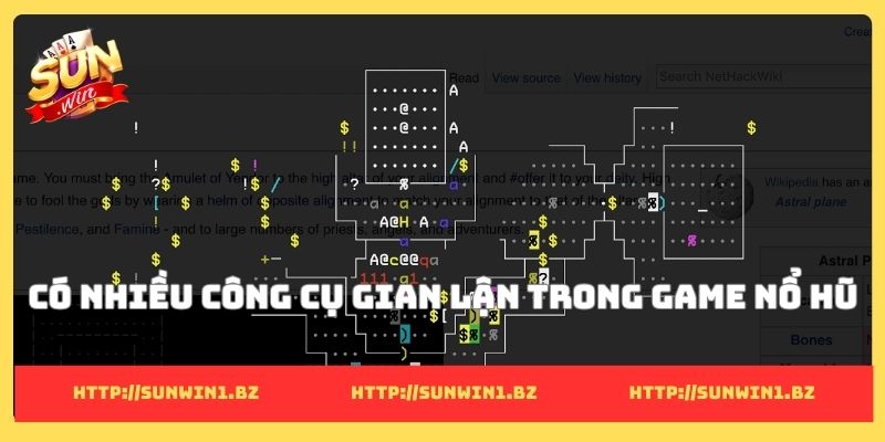 Có nhiều công cụ gian lận trong game nổ hũ